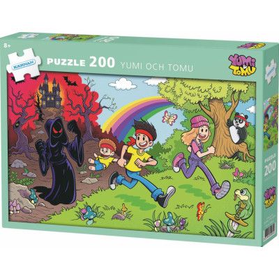 Yumi och Tomu Pussel 200 bitar - Yumi&Tomu -  Leksaksaffären