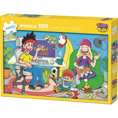 Yumi&Tomu Pussel 100 bitar - Yumi&Tomu -  Leksaksaffären
