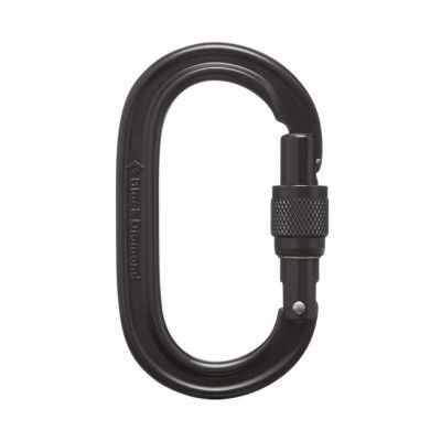 Black Diamond Oval Keylock Screwgate Biner