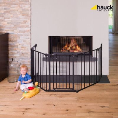Hauck Fireplace Guard Grind Svart