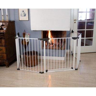 SafeGate Säkerhetsgrind Constructor 4 (vit)