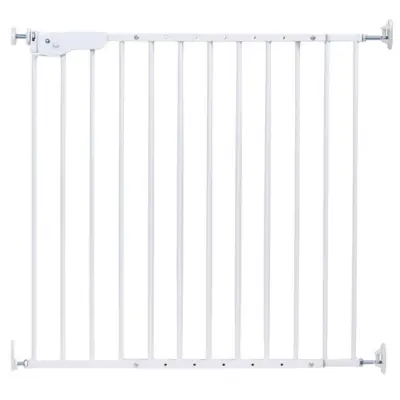 VidaXl Childhome Säkerhetsgrind Supra 75-110 Cm Metall Vit