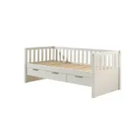 Vipack Fritz Kaptenssäng Med Lådor - Vit