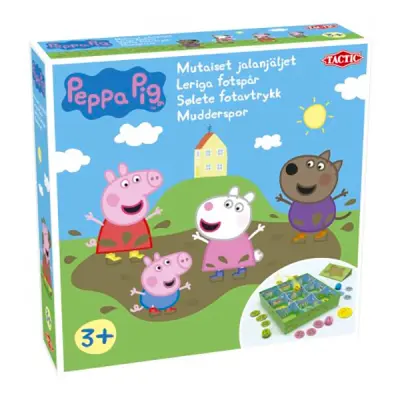 Peppa Pig Leriga Fotspår Barnspel
