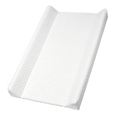 Carlobaby skötbädd med kant, quiltad vit