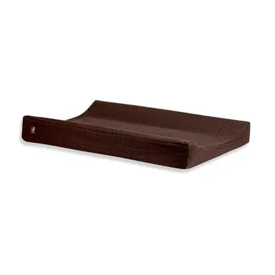 Jollein skötbäddsöverdrag vrinklad bomull, chestnut