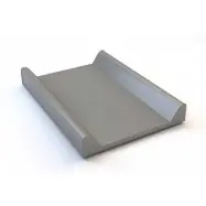 Kaxholmen skötbädd på platta, grå