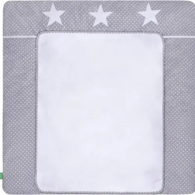 Lulando - Skötbädd Bomull/ 80 X 75 Cm Grå/Vit