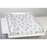 NG Baby skötbädd, harlequin rosa