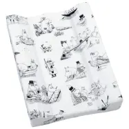 Rätt Start skötbädd Mumin, svart/vit