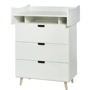 Manis-h - Skötbyrå Pan - Vit