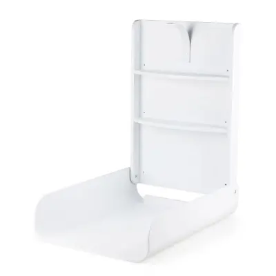 Sebra skötbord vägg, vitt