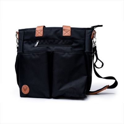 Angel of Sweden skötväska Nora, svart/natur