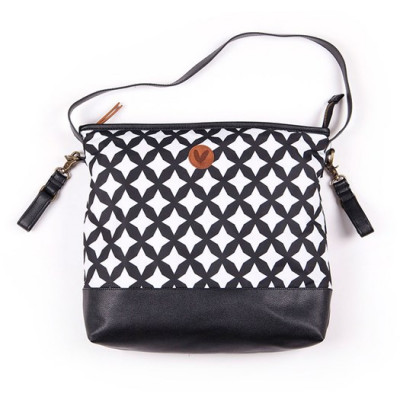 Angel of Sweden skötväska Stockholm, svart/vit