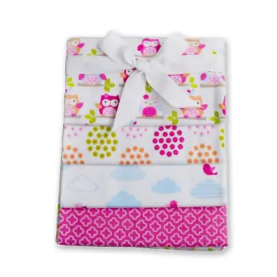 Babyfilt Bomull 4-pack - Leksaksaffären -  Leksaksaffären