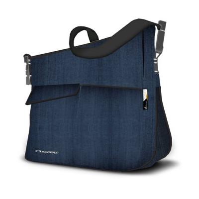 Crescent skötväska, denim