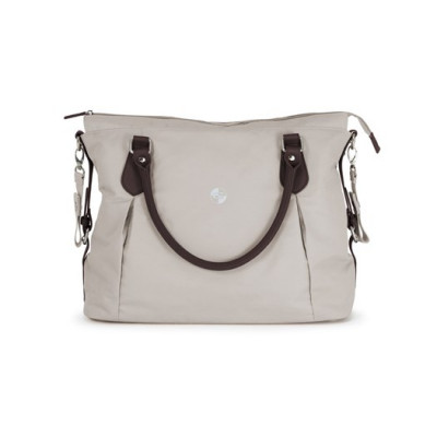 Crescent skötväska Exclusive, beige/mörkbrun