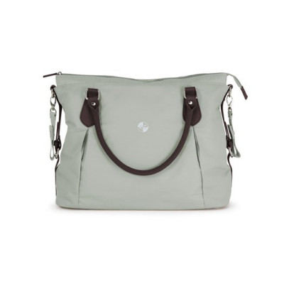 Crescent skötväska Exclusive, oliv/mörkbrun