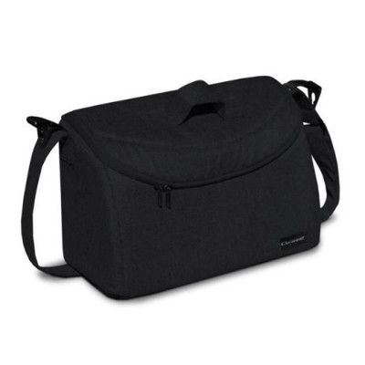 Crescent skötväska mummy bag, svart