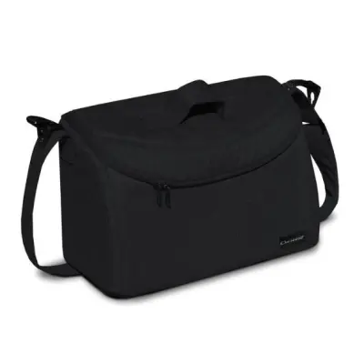Crescent skötväska mummy bag, svart