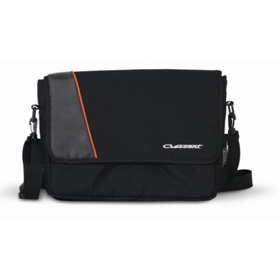 Crescent skötväska, svart/orange