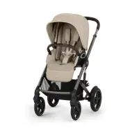 Cybex Talos S Lux sittvagn, almond beige/taupe chassi