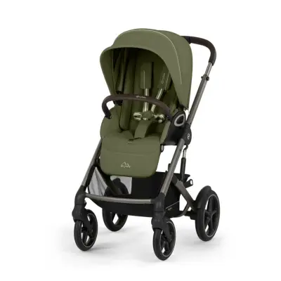 Cybex Talos S Lux sittvagn, moss green/taupe chassi
