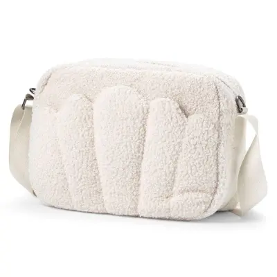 Elodie Details skötväska crossbody, white bouclé