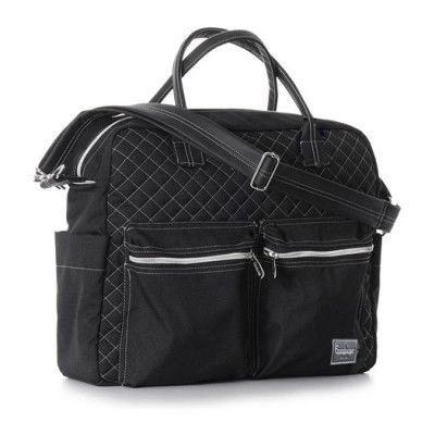 Emmaljunga skötväska De Luxe 2023, crystal black, Crystal black