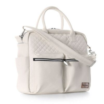 Emmaljunga skötväska 2024, sand beige leatherette, sand beige leatherette