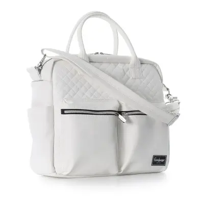 Emmaljunga skötväska, White Leatherette, Emmaljunga White Leatherette