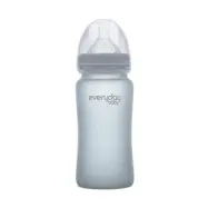 Everyday Baby nappflaska glas 240 ml, quiet grey