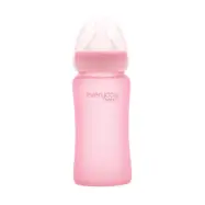 Everyday Baby nappflaska glas 240 ml, rose pink