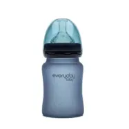 Everyday Baby nappflaska med värmeind 150 ml, blåbär