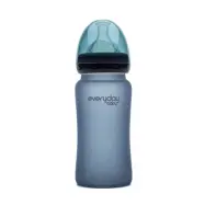 Everyday Baby nappflaska med värmeind 240 ml, blåbär