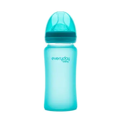 Everyday Baby nappflaska med värmeind 240 ml, turkos