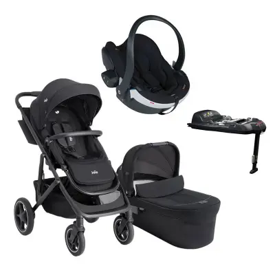 Joie Elara duovagn + BeSafe iZi Go Modular X2 babyskydd + isofixbas