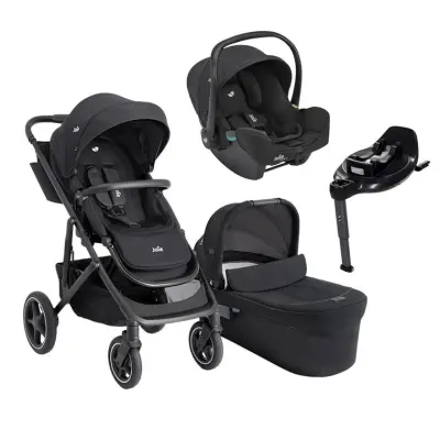 Joie Elara duovagn + Joie i-Snug 2 R129 babyskydd + isofixbas