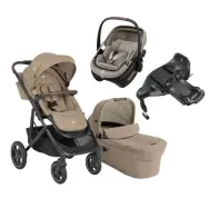 Joie Elara duovagn + Maxi-Cosi Coral Slide Pro babyskydd + isofixbas