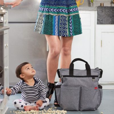 Skip Hop Duo Signature Skötväska (Heather Grey)