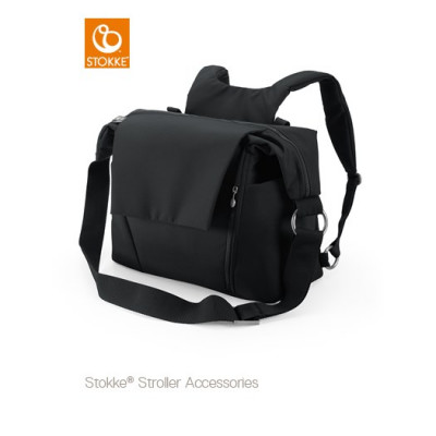 Stokke skötväska&ryggsäck, black
