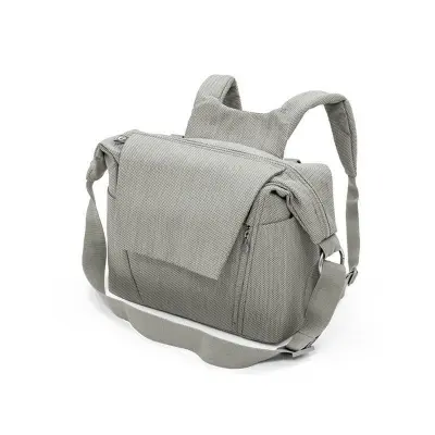 Stokke skötväska&ryggsäck, brushed grey, brushed grey