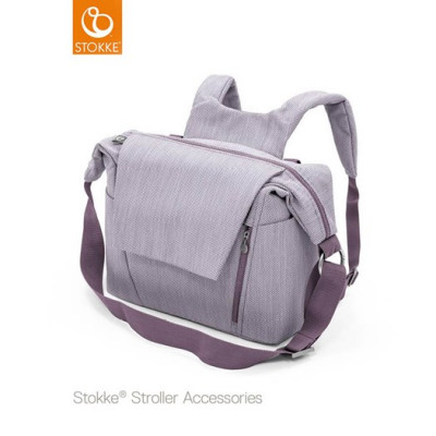 Stokke skötväska&ryggsäck, brushed lilac, brushed lilac