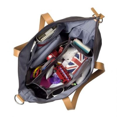 Storksak Skötväska Noa (Grå Cotton Canvas)