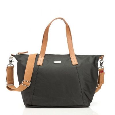 Storksak Skötväska - Noa (Svart Cotton Canvas)