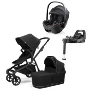 Thule Sleek 2 duovagn + Britax Baby-Safe Pro babyskydd + isofixbas