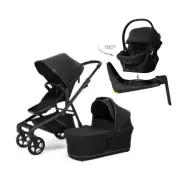 Thule Sleek 2 duovagn + Thule Maple babyskydd + bas