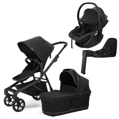 Thule Sleek 2 duovagn + Thule Maple Connect babyskydd + isofixbas
