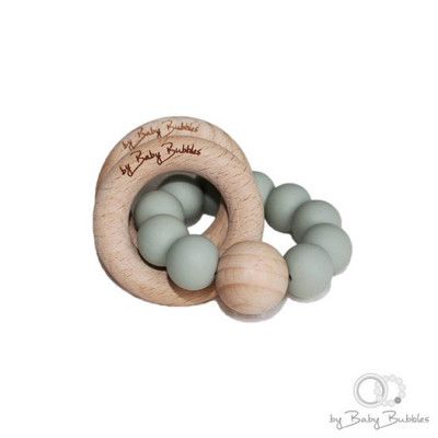 by Baby Bubbles bitleksak/skallra Simple Sage