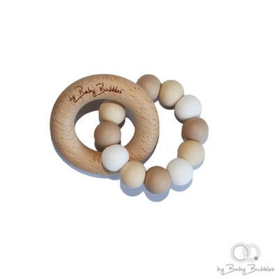 by Baby Bubbles bitleksak/skallra Toasted Marshmallows